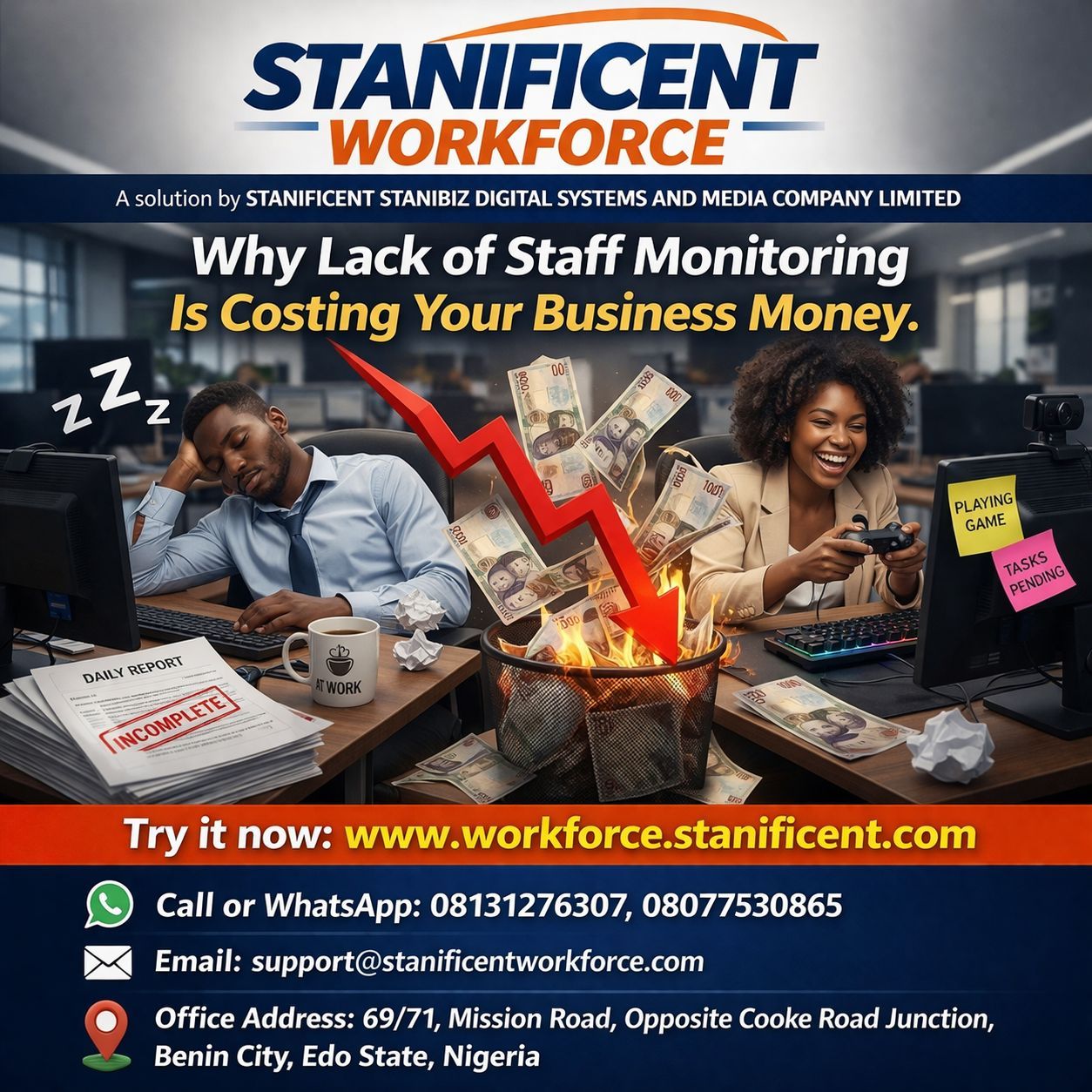 Post Staff Disengagement Burning Business Profits