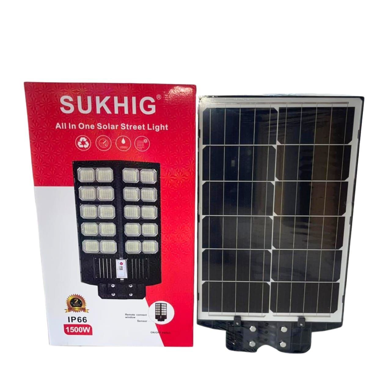 SUKHIG 1500watts All In One Solar Street Light