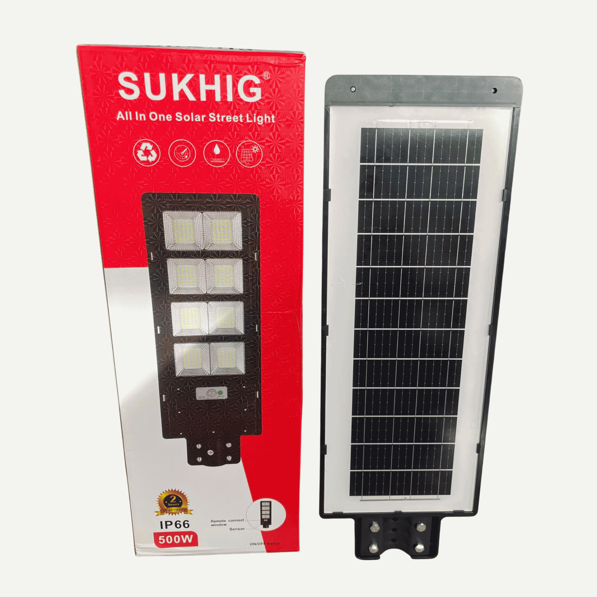 Sukhig 500watts All In One Solar Street Light