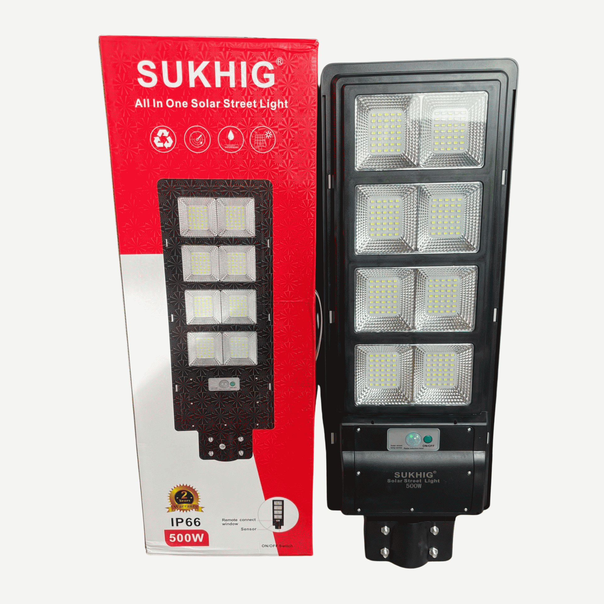 Sukhig 500watts All In One Solar Street Light