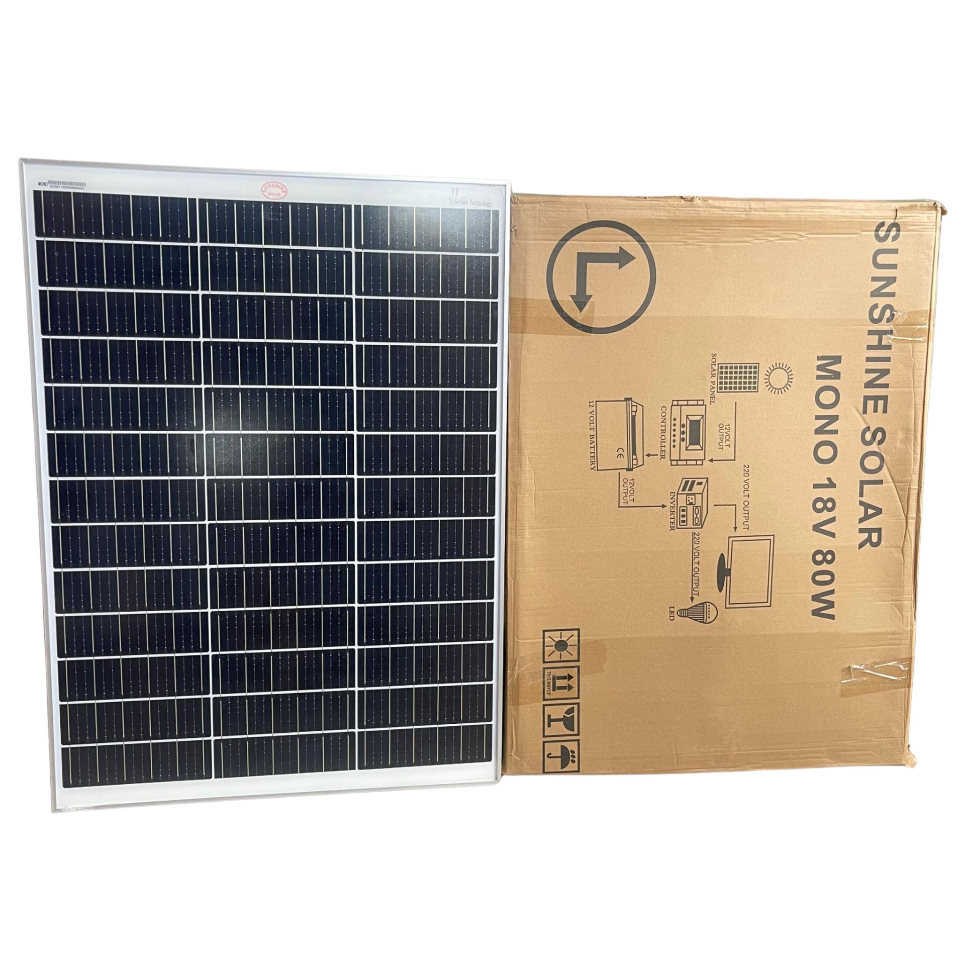 Sunshine 80watts Solar Panel