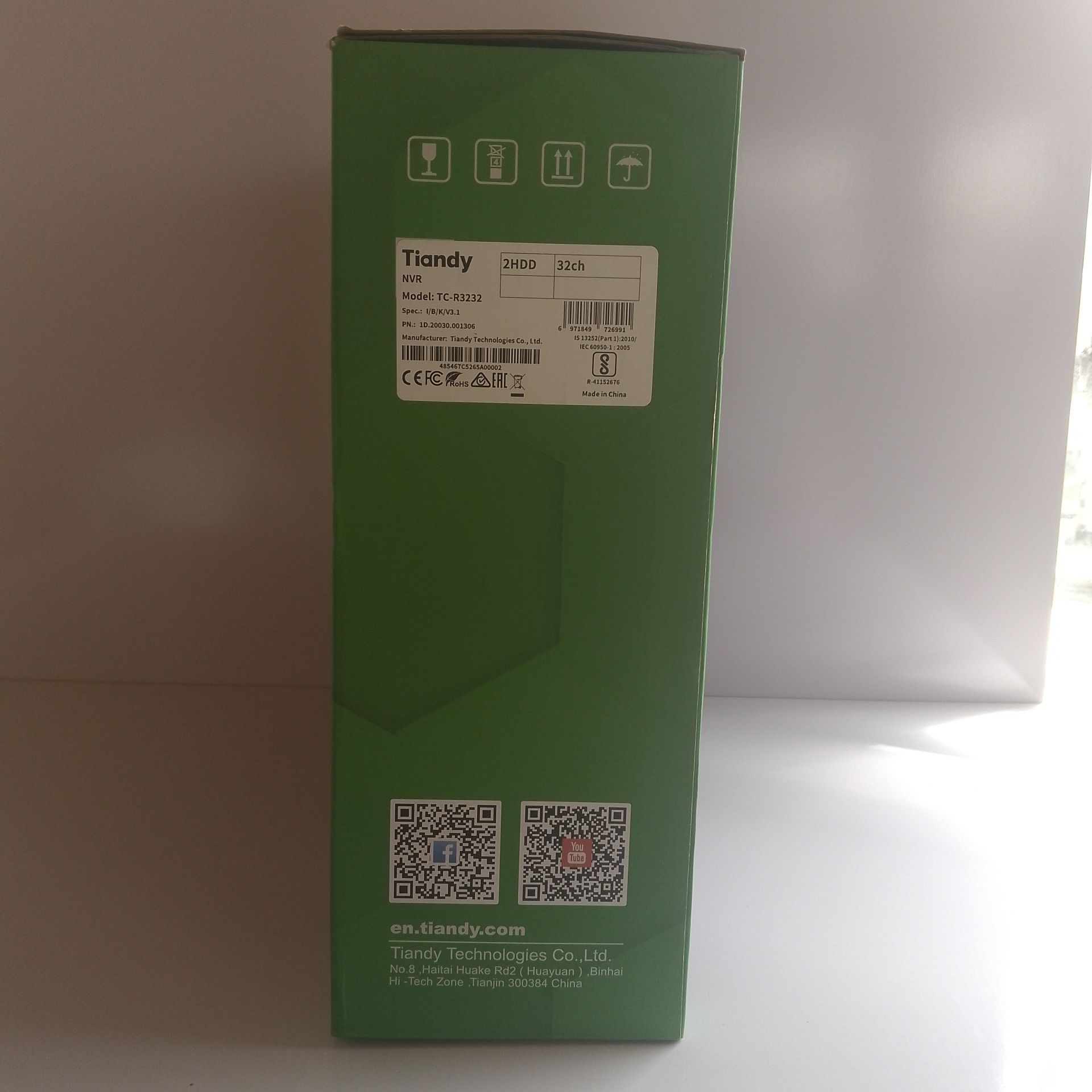 Tiandy 32ch Audio Nvr (non Poe)