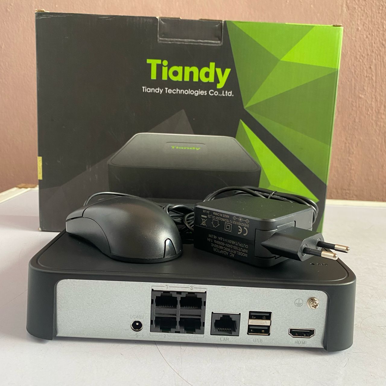 Tiandy 4CH Audio NVR (With POE)