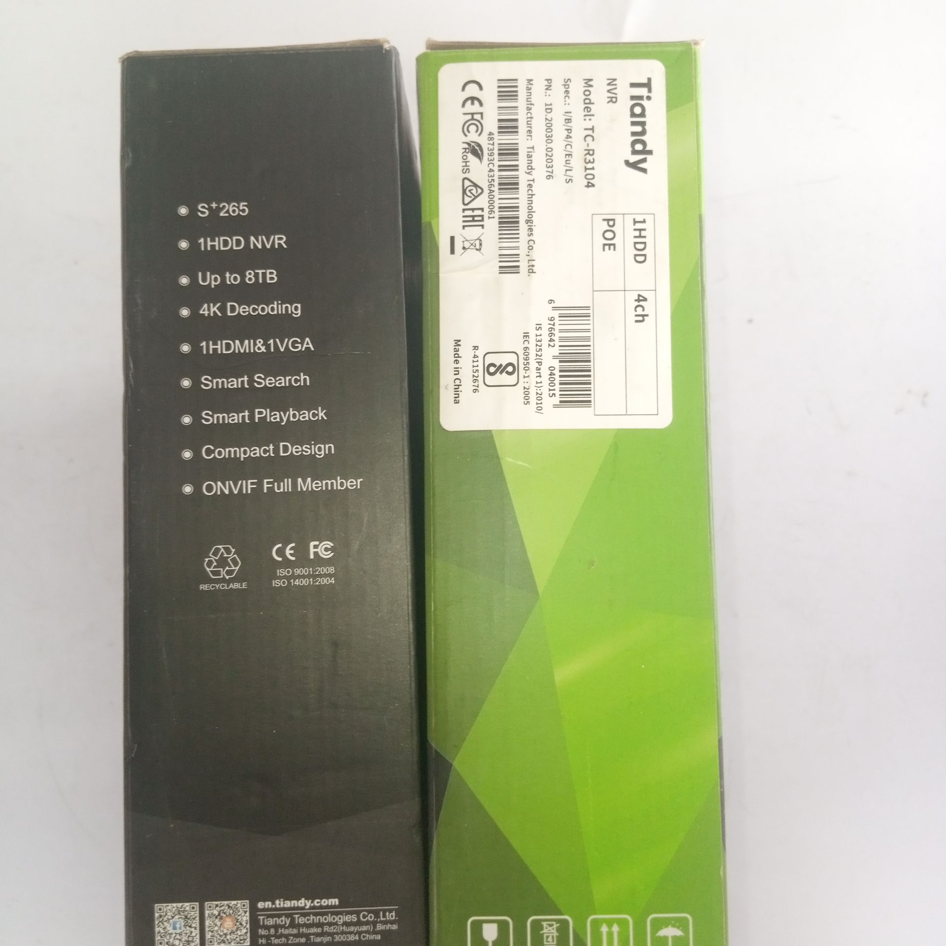 Tiandy 4ch Audio Nvr (with Poe)