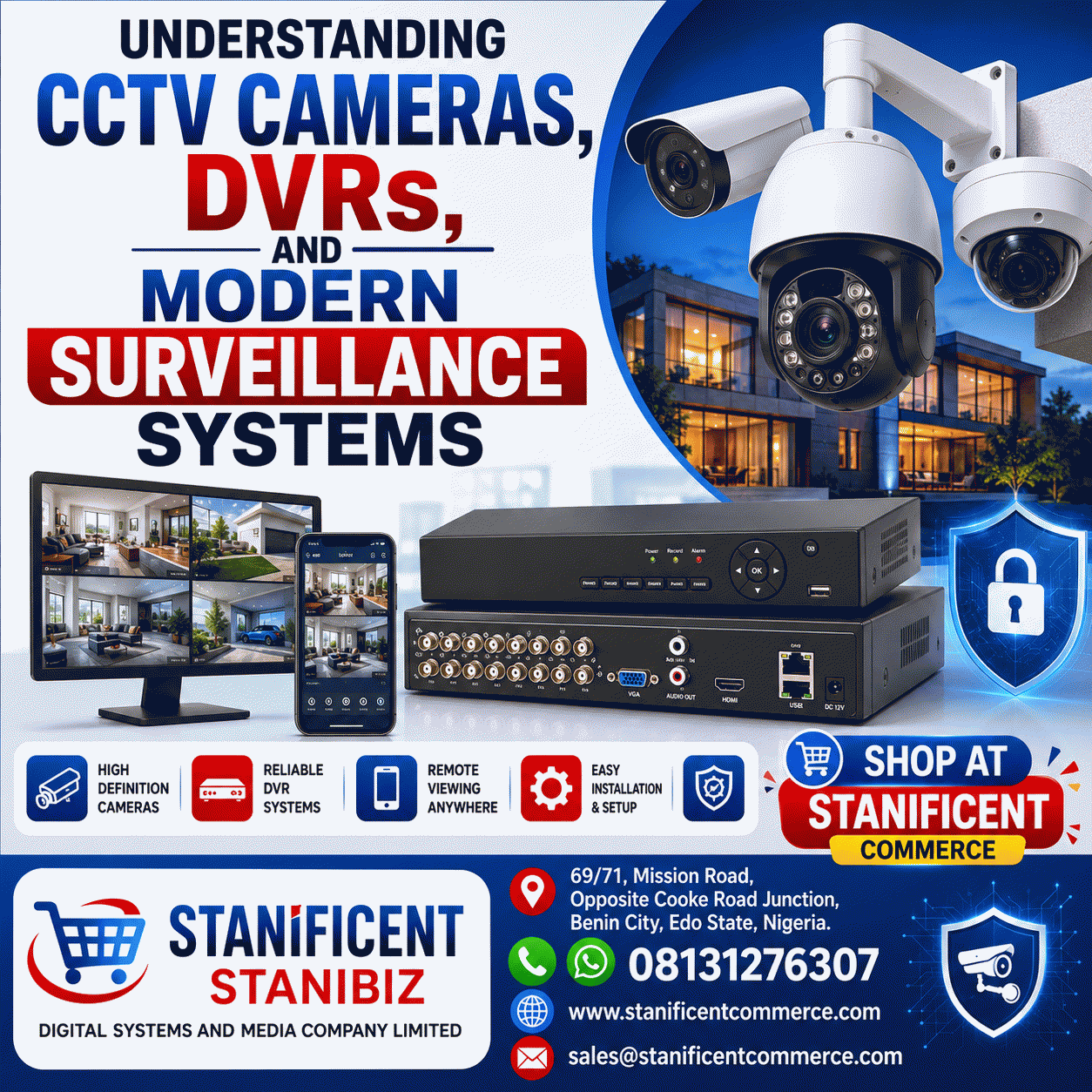 Understanding CCTV Cameras, DVRs, and Modern Surveillance Systems