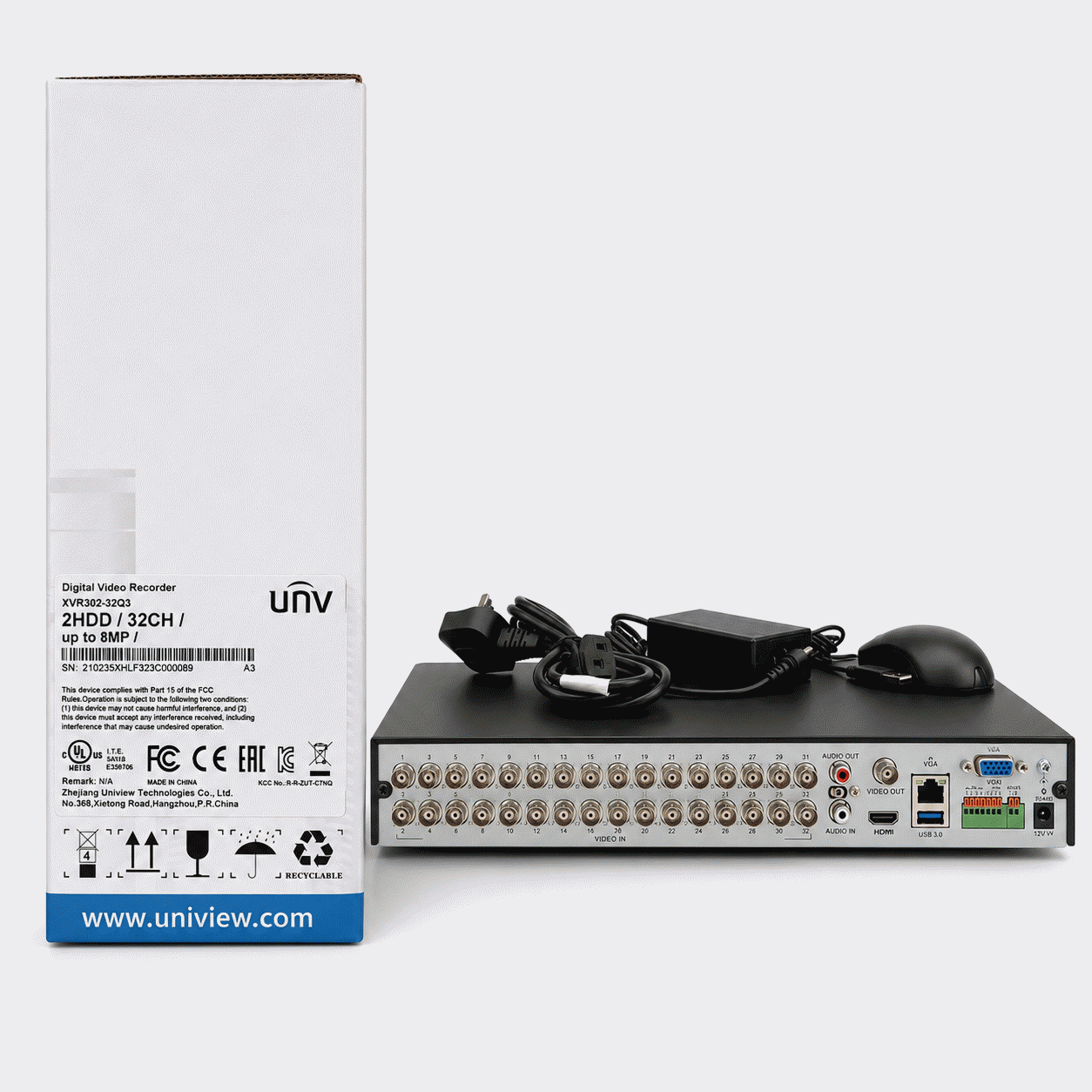 Uniview 8MP 32CH Audio DVR