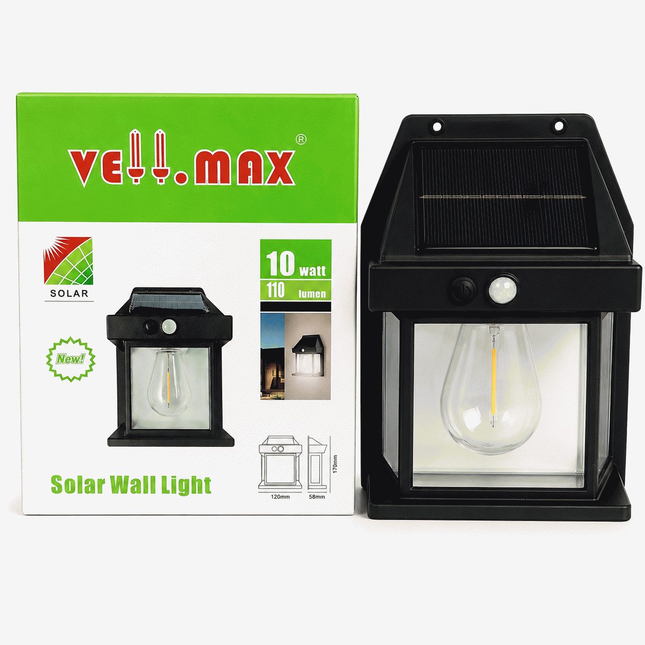 Vellmax Solar Wall Lamp (2)