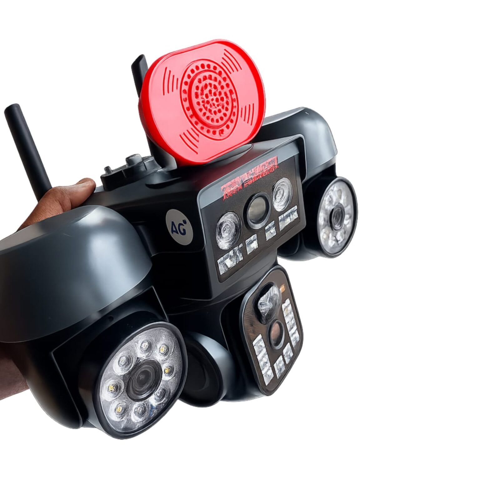View Connect P91 15mp 4g Aov Ultra Hd Four Lens Double Panel Solar Ptz Auto Rotate Big Outdoor Camera (v380 App) (1)