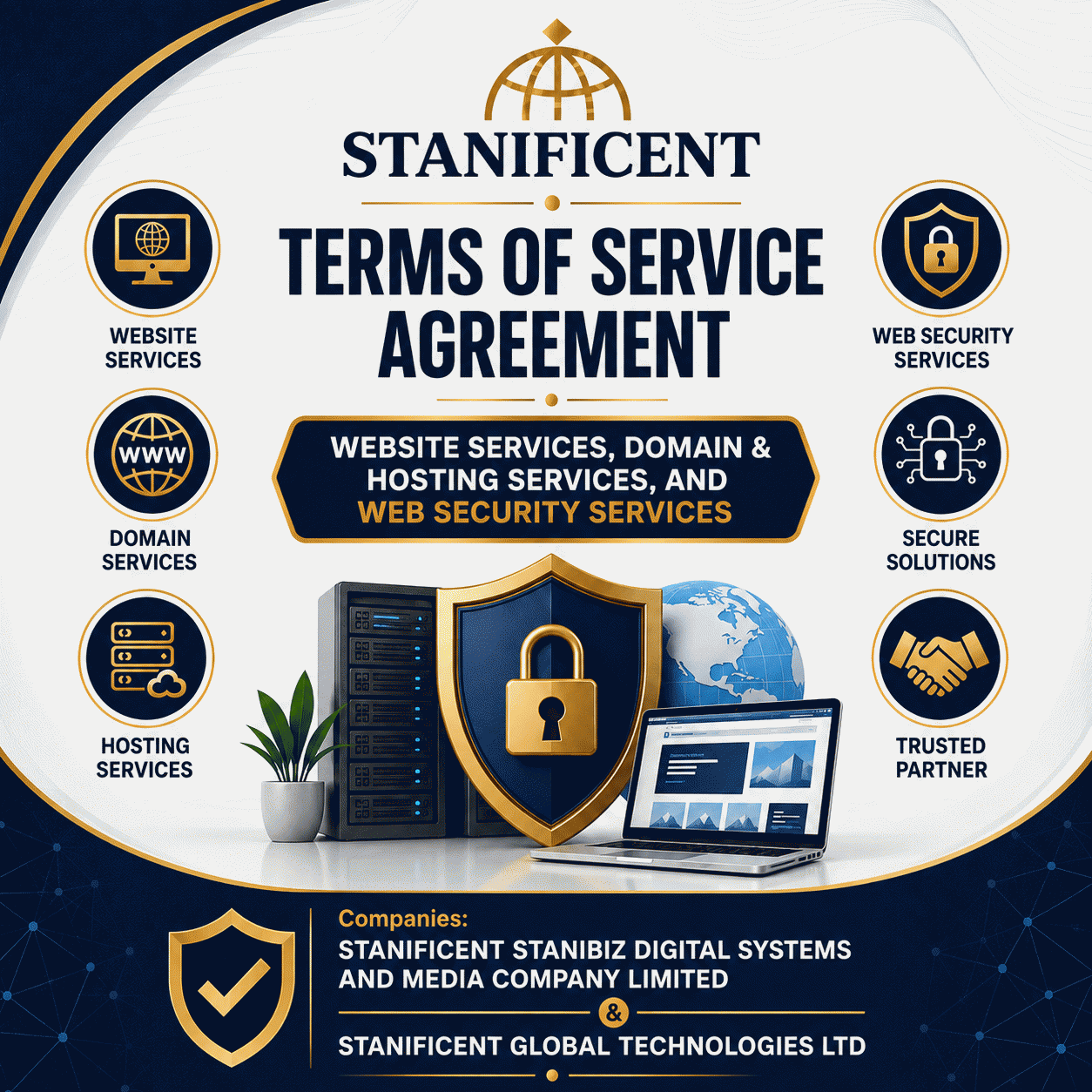 Website Services, Domain & Hosting Services, and Web Security Services Terms of Service Agreement